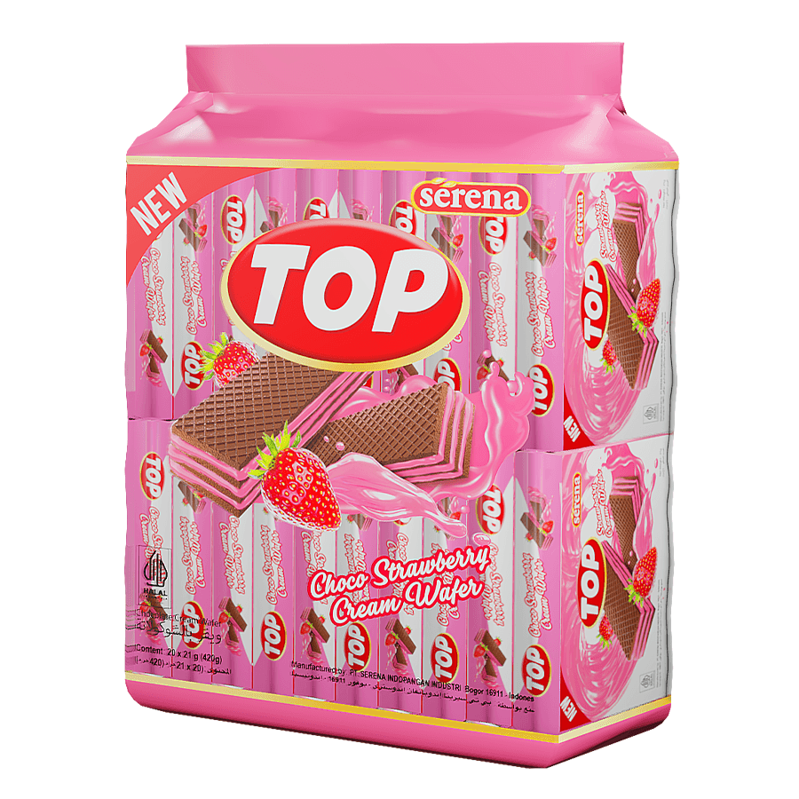 Serena Top Wafer [Assorted Flavours] 21g x 20pcs - Frankie Supermarket