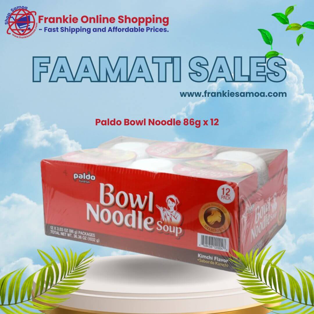 Paldo Bowl Noodle 86g x 12