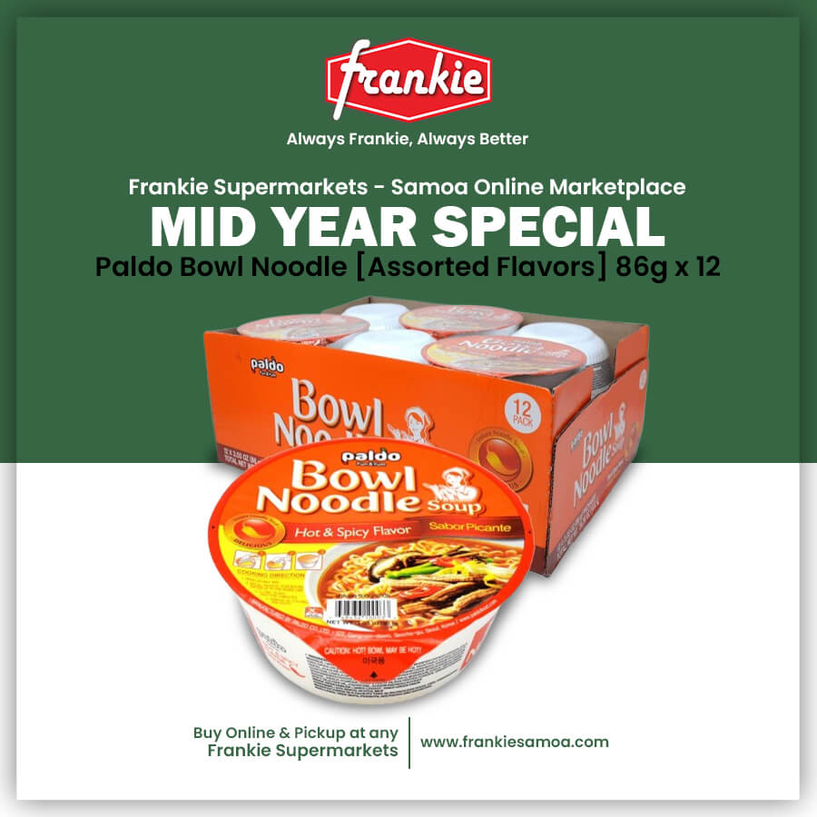 Paldo Bowl Noodle 86g x 12