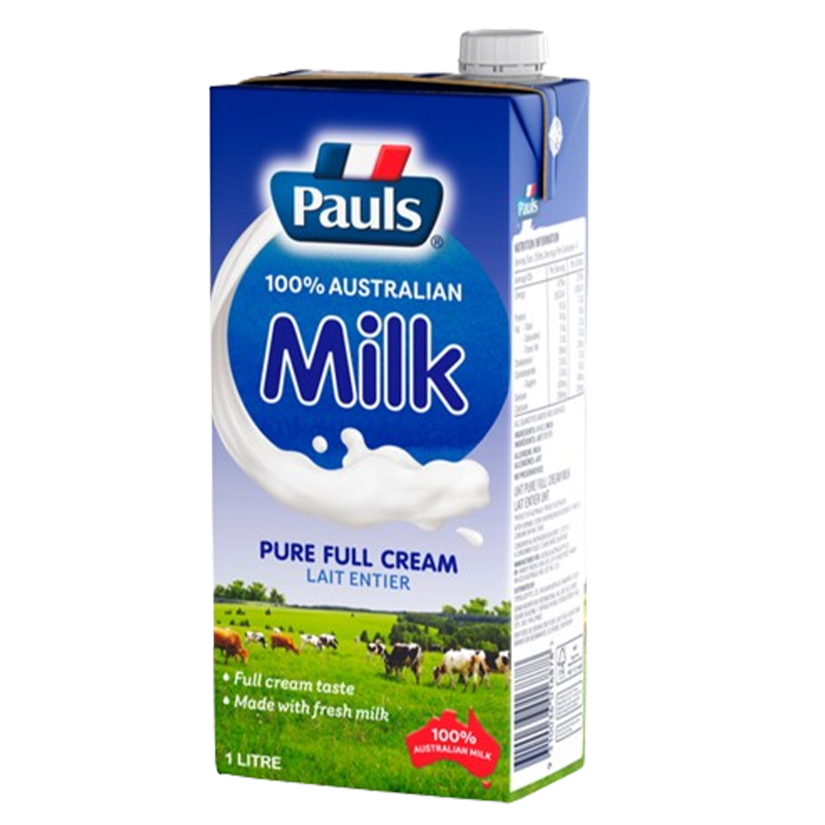 Pauls Milk 1ltr Pure Milk x 6pcs