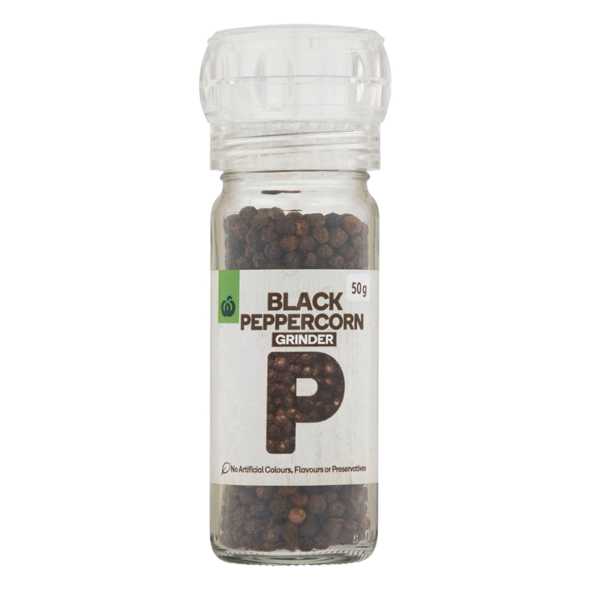 WW Pepper Grinder Black Peppercorn 50g