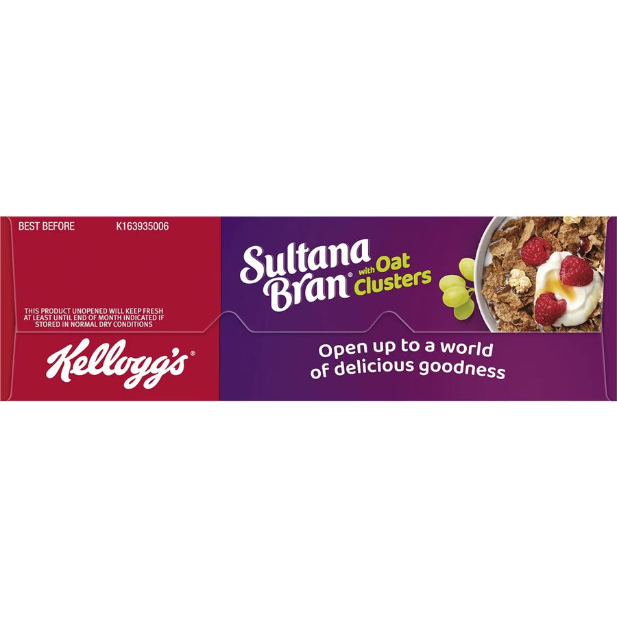Kelloggs Sultana Bran Oat Cluster 480g