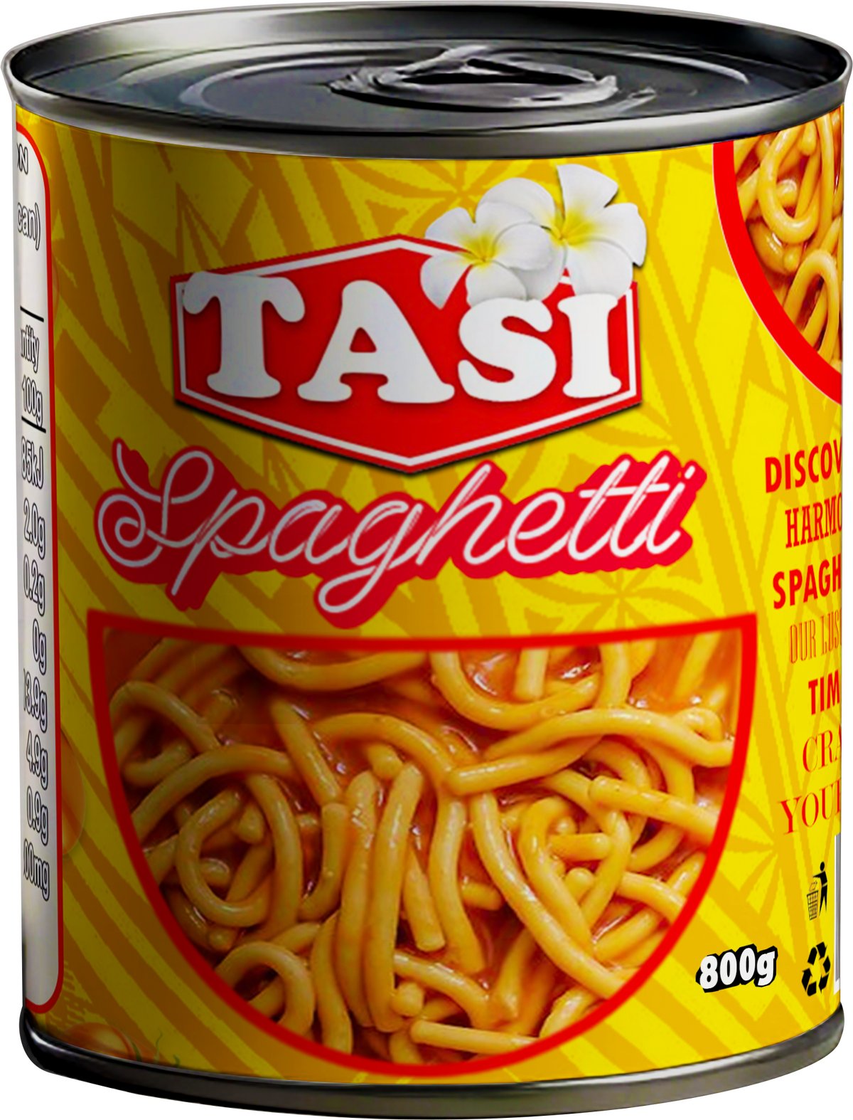 Tasi Spaghetti In Tom Sauce 800g