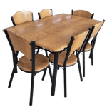 Dinner Table W/Chairs 1+6 Ds0720