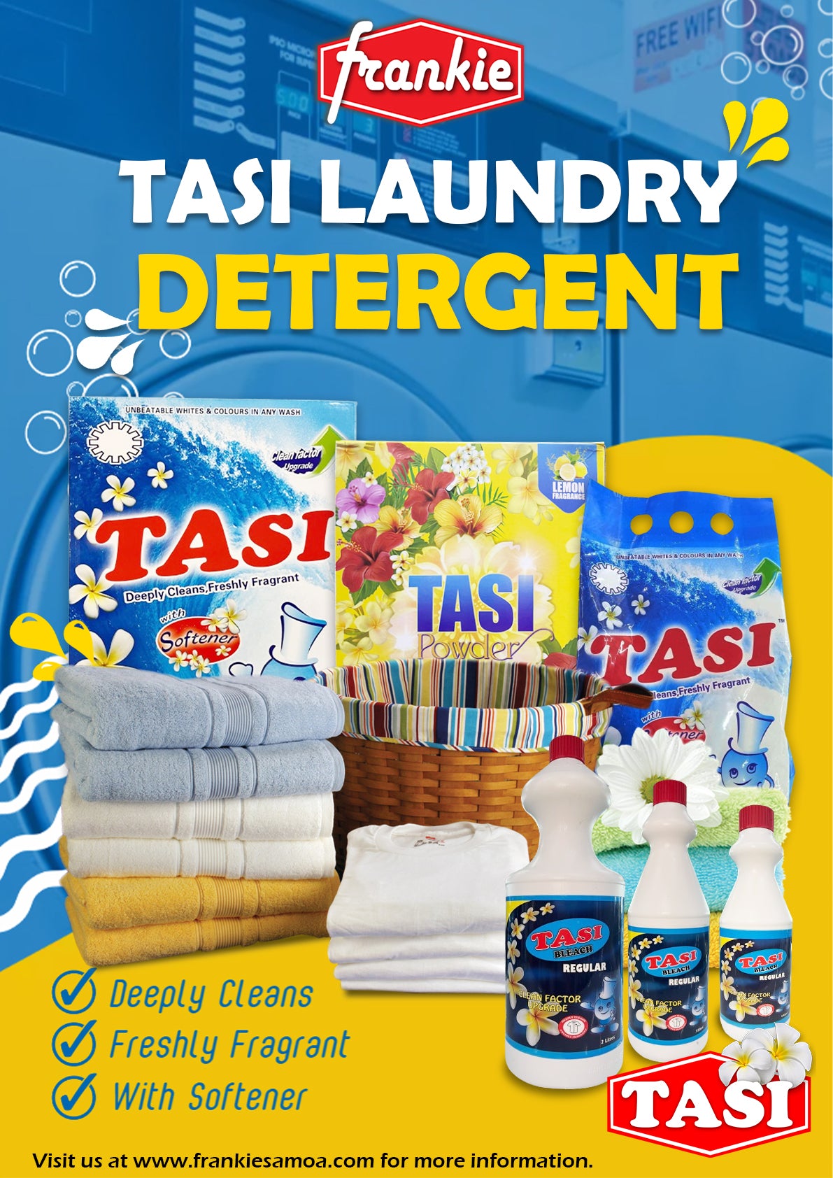 Tasi Laundry Powder 3kg - Frankie Supermarket