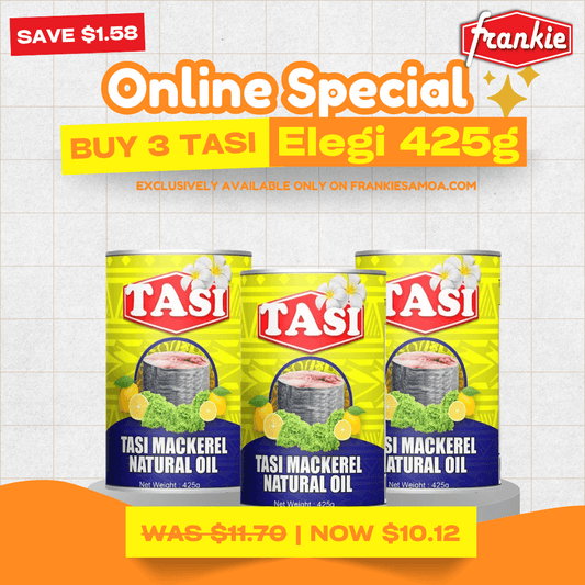 Tasi Mackerel Natural Oil 425g x 3pcs