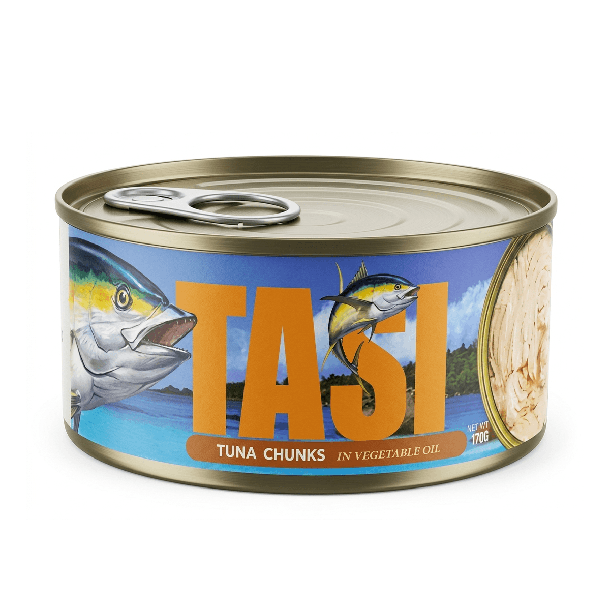 Tasi Tuna Chunk In Veges Oil 170g - Frankie Supermarket