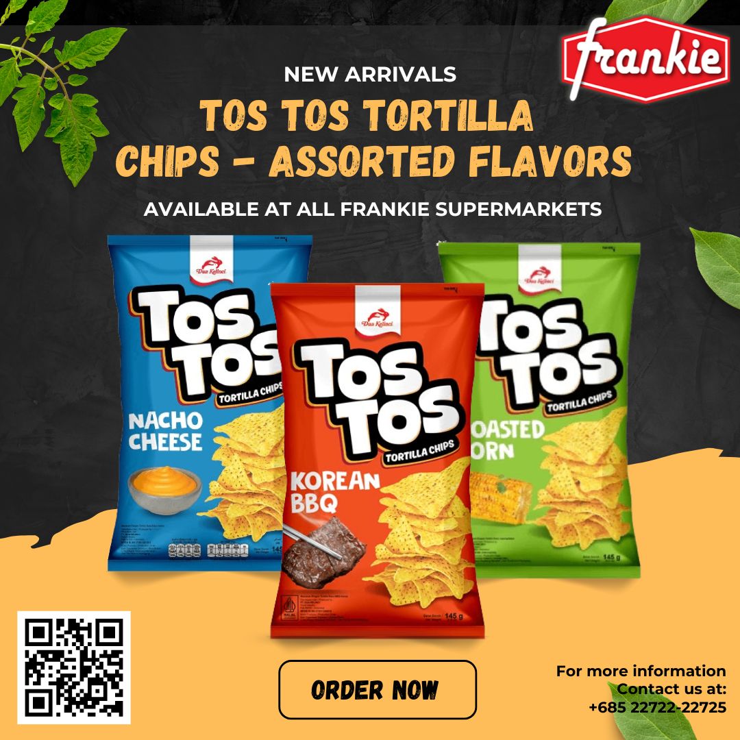 TOS TOS Tortilla/Nacho Chips 145g [Flavor By Choice]