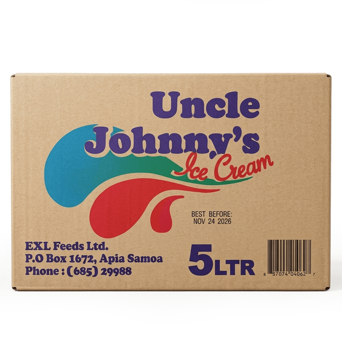 Uncle Johnny's Ice Cream 5L [Flavor by Choice]