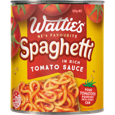 Watties Spaghetti 820g x 6pcs