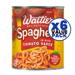Watties Spaghetti 820g x 6pcs