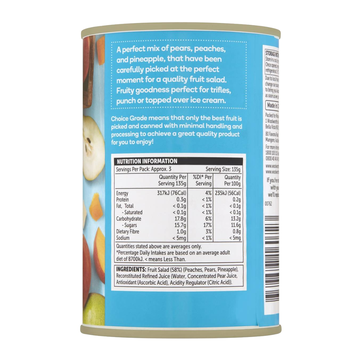 WW Fruit Salad In Juice 410g