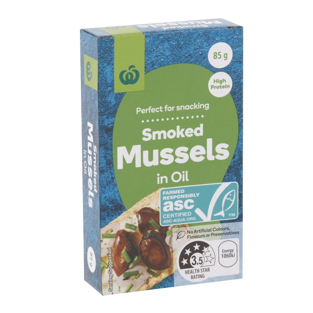 WW Smoked Mussels 85g