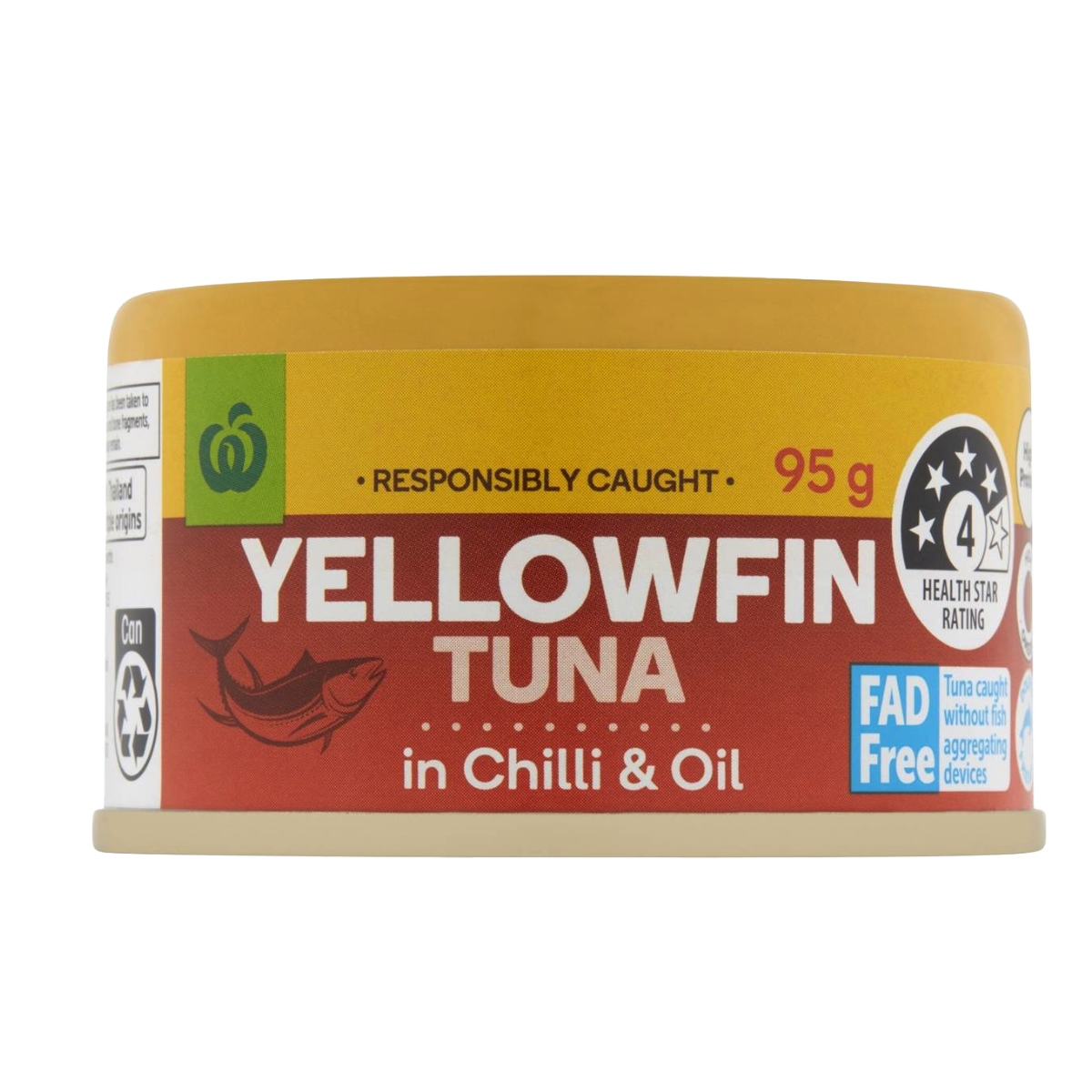 WW Yellowfin Tuna In Chilli & Oil 95g