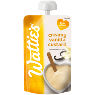 Watt Baby Food Vanilla Custard 120g x 24