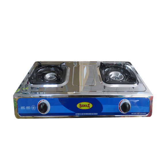 Samax Gas Stove (Double) 2-RTS08 (Excluding Regulator)