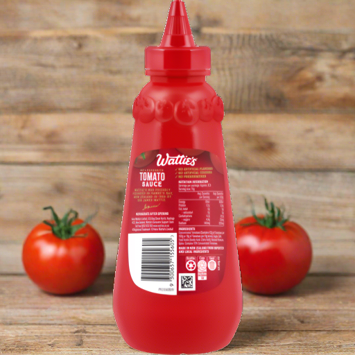 WATTIE'S Tomato Sauce Squeeze 565g - Frankie Supermarket