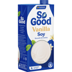 So Good Uht Soy Milk Vanila 1Ltr