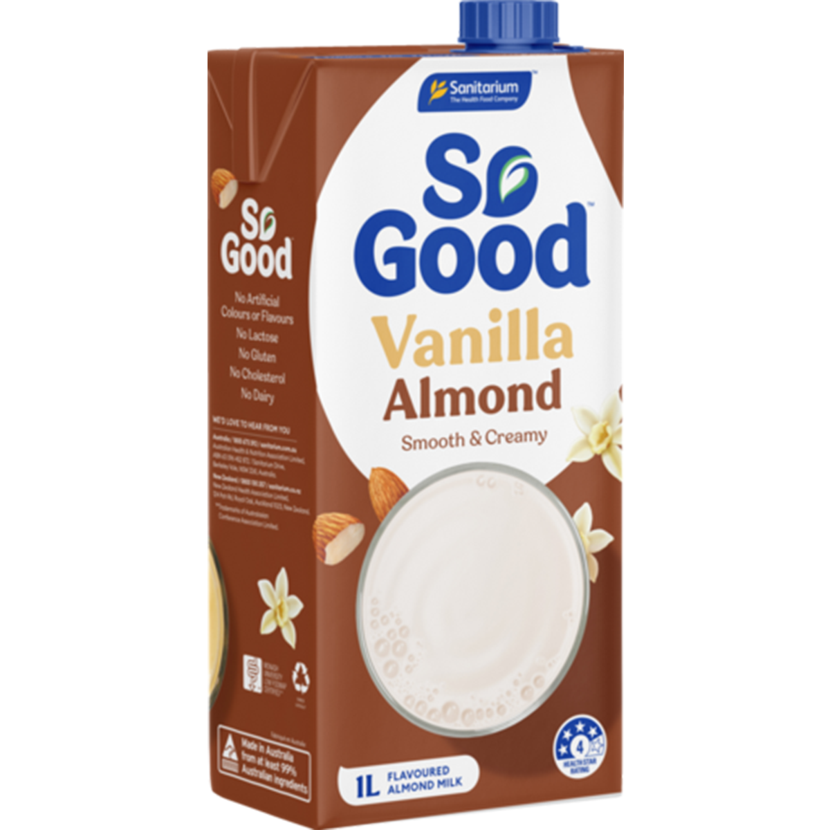 So Good Almond Milk Vanilla 1Ltr