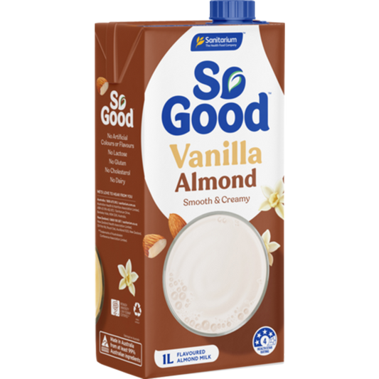 So Good Almond Milk Vanilla 1Ltr