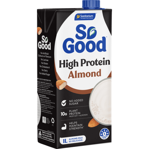 So Good Almond High Protein Uht 1ltr