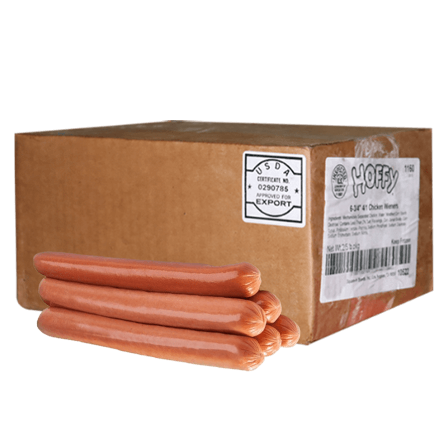 Hoffy Chicken Franks 10lbs/4.54kg