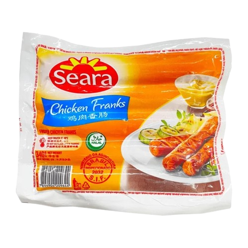 Seara Chicken Franks Sausage 340g x 24