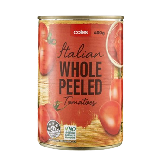 Coles Italia Whole Peel Tomato 400g