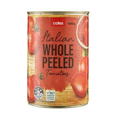 Coles Italia Whole Peel Tomato 400g