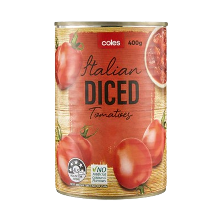 Coles Italia Diced Tomatoes 400g