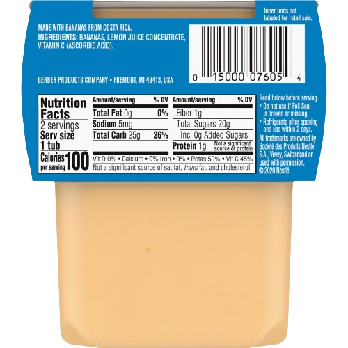 Gerber Baby Food Banana 4oz