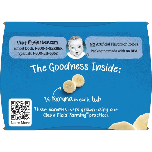 Gerber Baby Food Banana 4oz