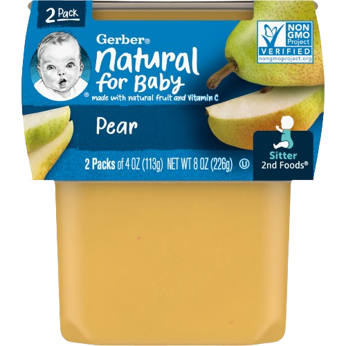 Gerber Baby Food Pear 4oz