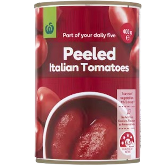 WW Tomatoes Peel Italian 400g