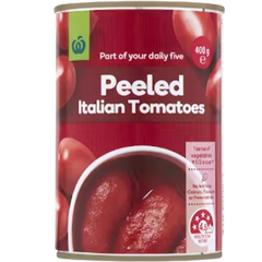 WW Tomatoes Peel Italian 400g [Pickup Only at Hypermarket Vaitele]