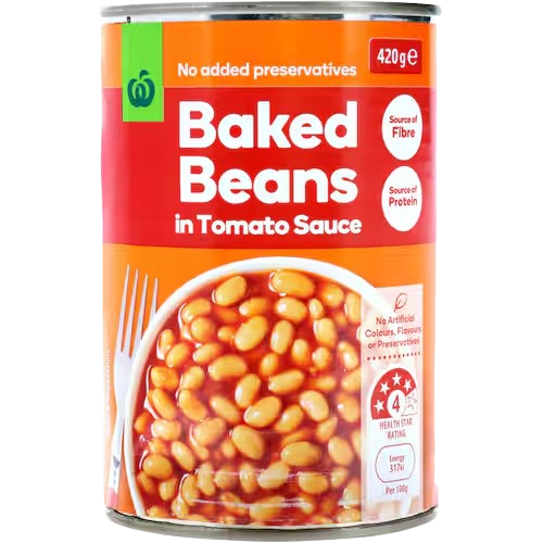 WW Baked Bean In Tomato Sauce 420g