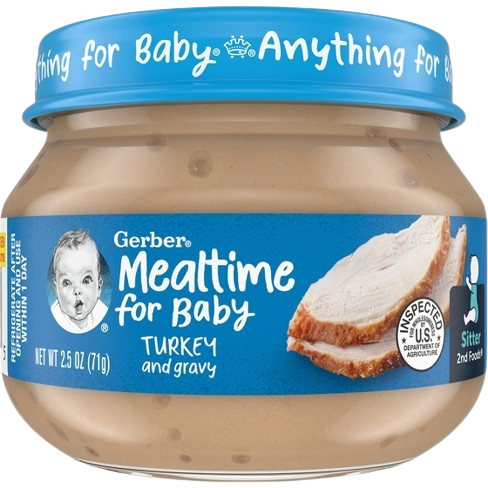 Gerber Baby Food Turkey In Gravy 2.5oz