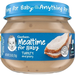 Gerber Baby Food Turkey In Gravy 2.5oz