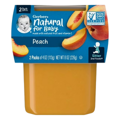 Gerber Baby Food Peach 4oz