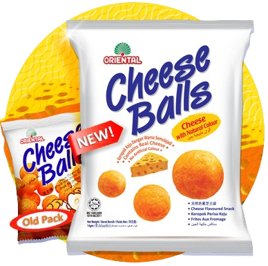Oriental Cheese Balls 14g x 8pcs - Frankie Supermarket