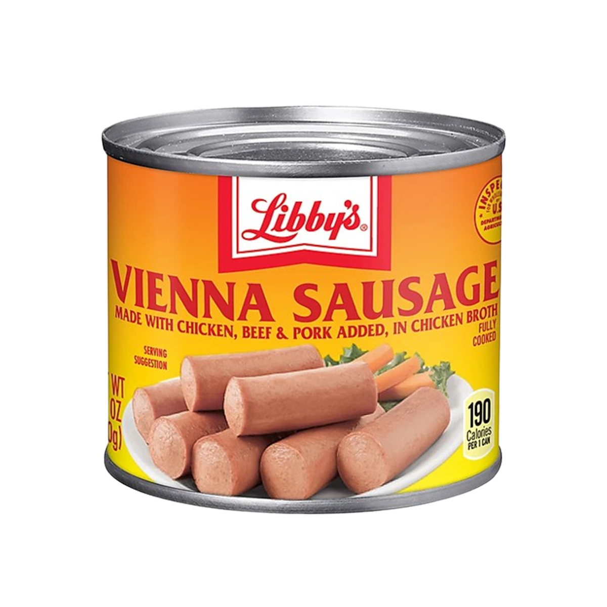 Libby's Yellow Vienna Sausage 4.6oz/130g x 18