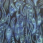 Rayon Printed W/Elei Fabric 45'' per meter