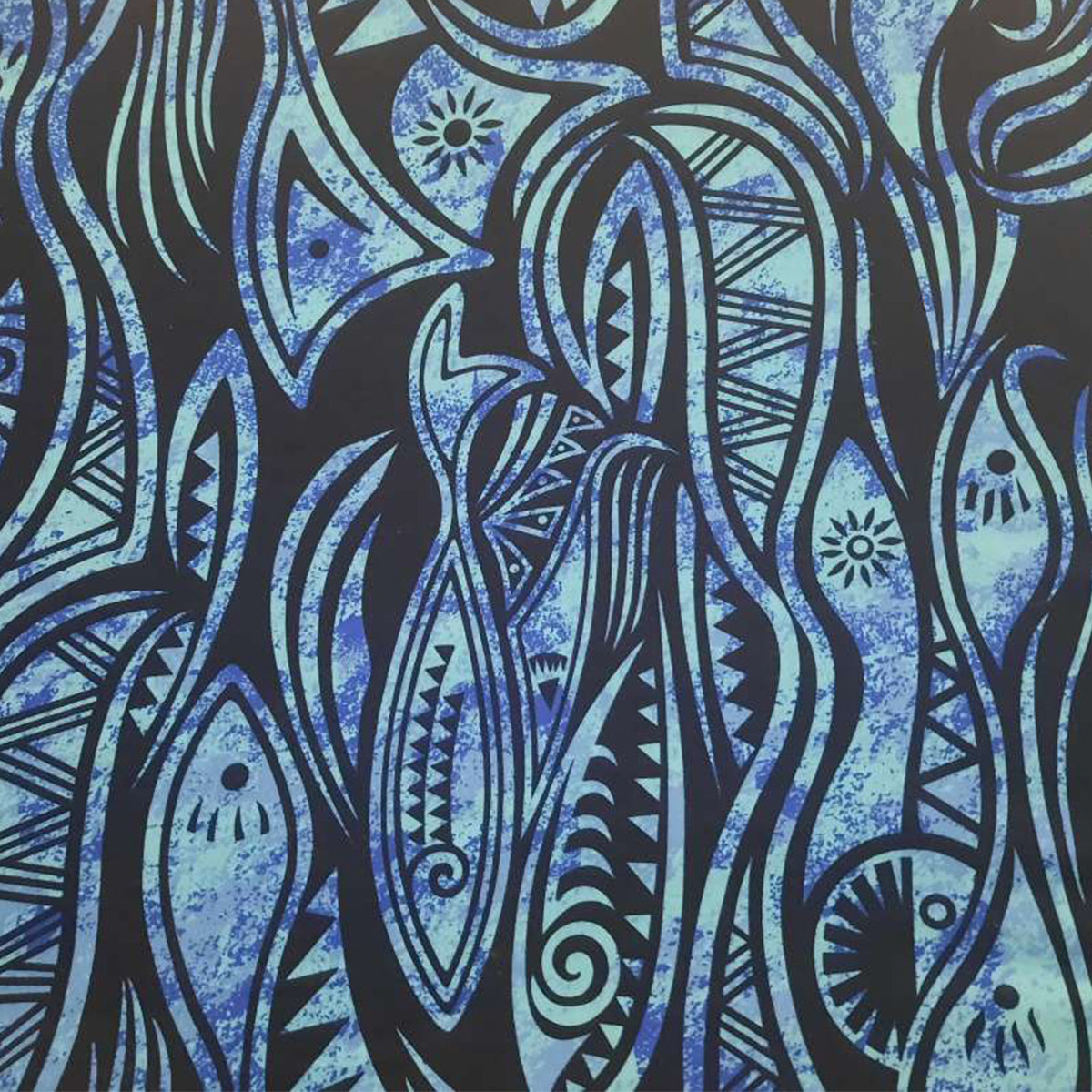 Rayon Printed W/Elei Fabric 45'' per meter