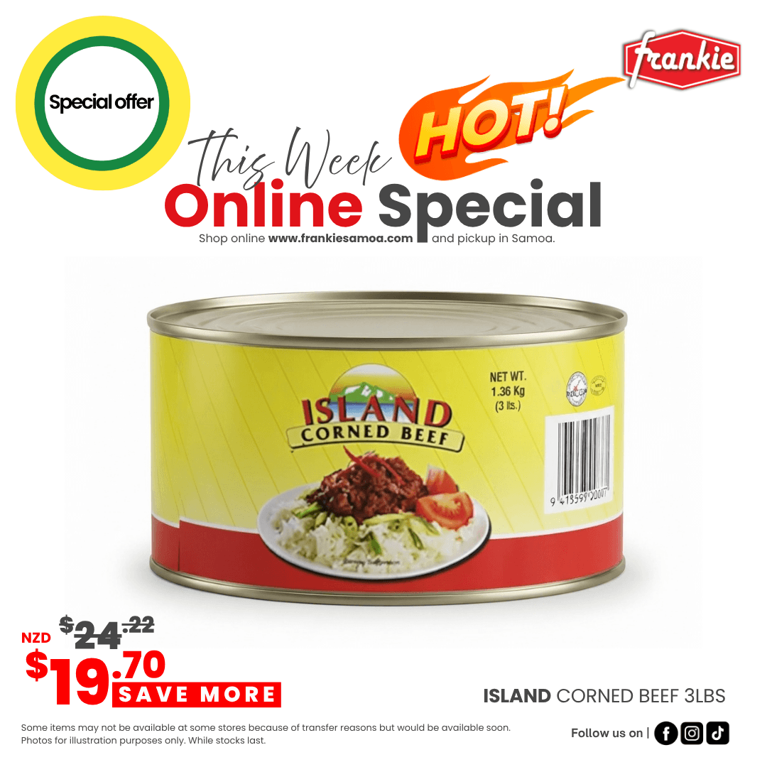 Island Corned Beef 3LB (1.36KG)