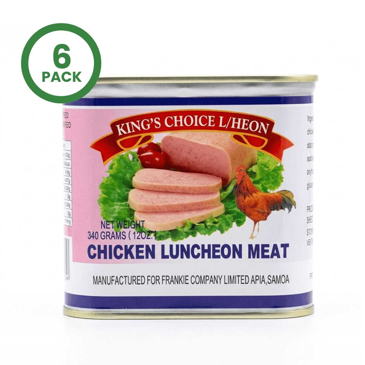 King's Choice Chicken L/Heon 340g x 6pcs