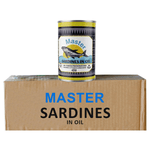 Master Sardine in Natural Oil 425g x 8 - Frankie Supermarket