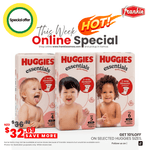 Huggies Nappy Essential Toddler Size 4 (10-15kg), 46 Pack