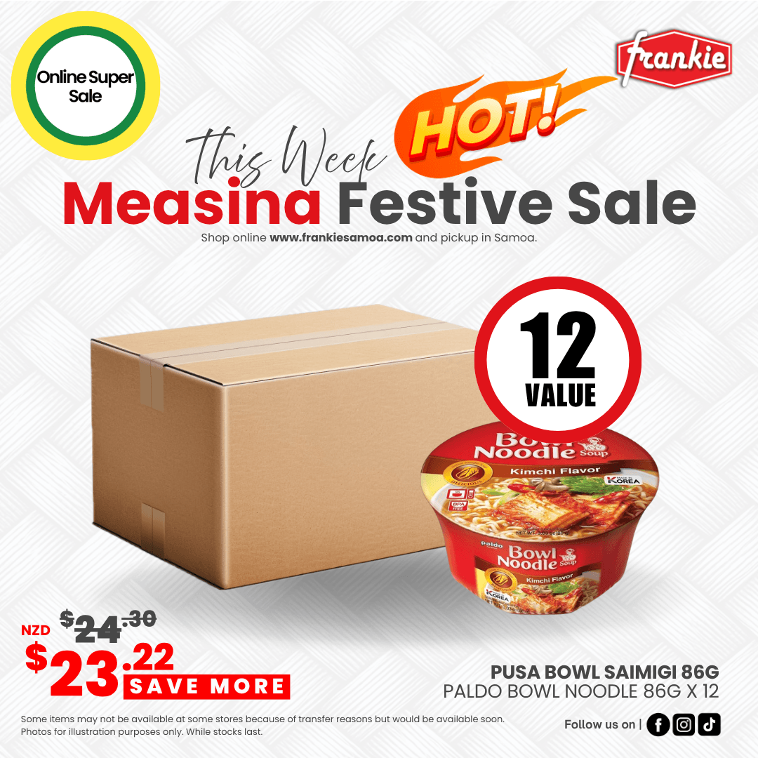 Paldo Bowl Noodle 86g x 12