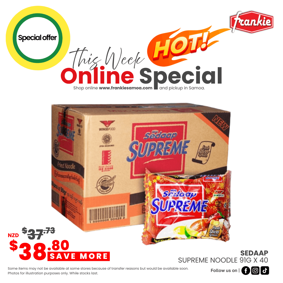 Sedaap Supreme Fried Noodle 90gx40 | Box