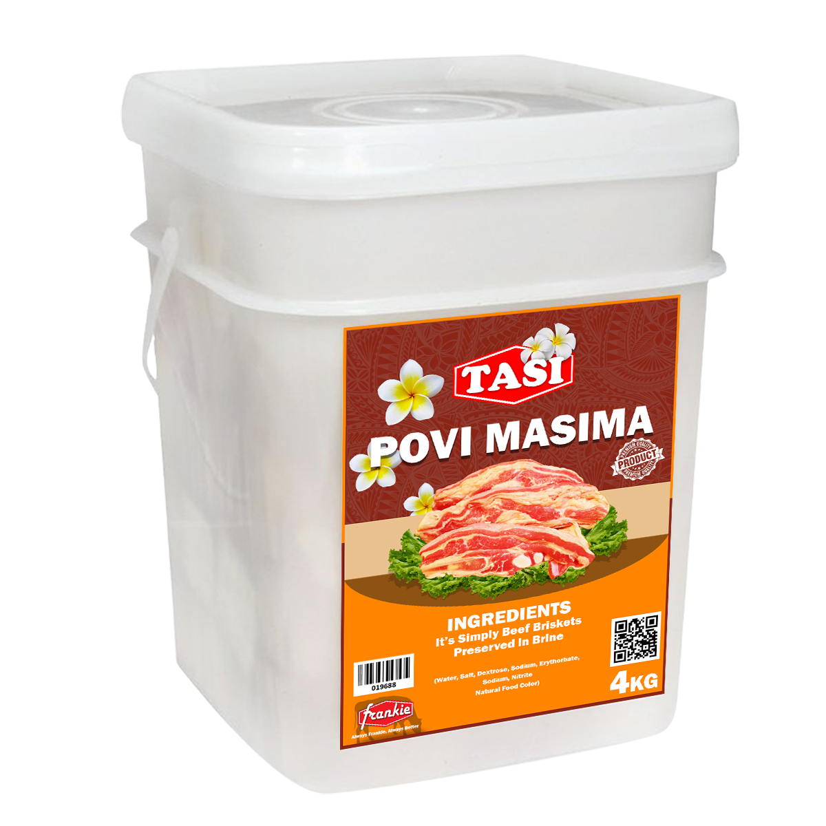 Povi Masima 4kg Pail (Salted Beef)